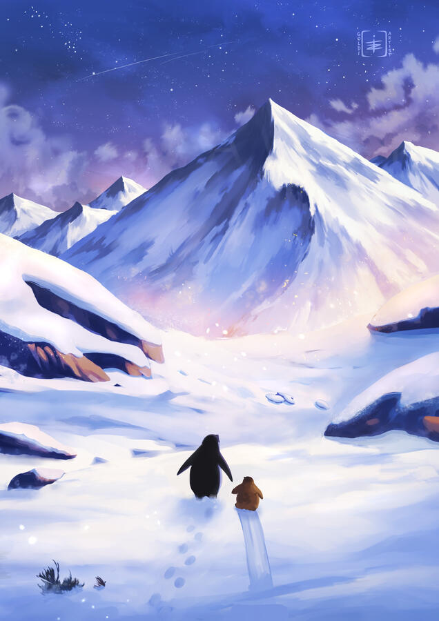 Penguins and Mountains